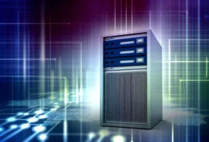 alt_text: Cover image for 'VPN Server Configuration' featuring a high-tech server and abstract digital backdrop.