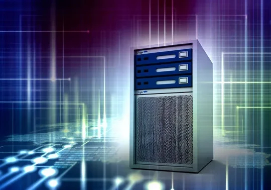 alt_text: Cover image for 'VPN Server Configuration' featuring a high-tech server and abstract digital backdrop.