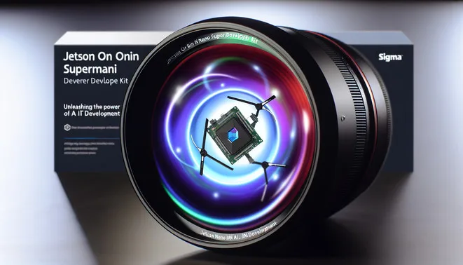 alt_text: "Cover design showcasing Jetson Orin Nano with AI elements, bold title, and futuristic colors."